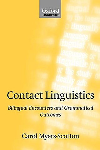 Contact Linguistics