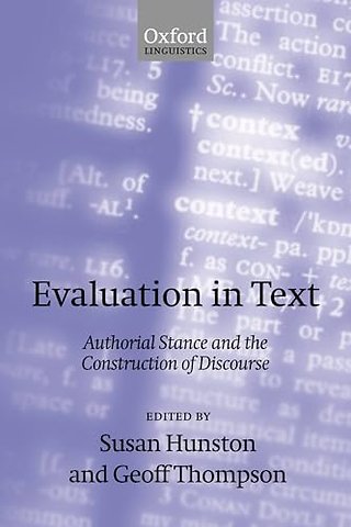 Evaluation in Text
