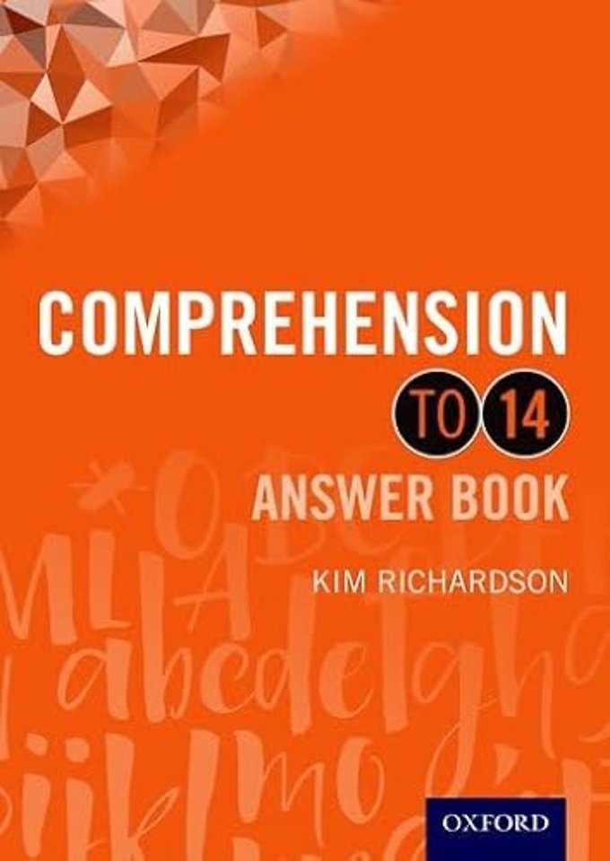 Comprehension to 14 Answer Book