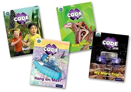 Project X CODE Extra: Yellow Book Band, Oxford Level 3: Bugtastic and Galactic Orbit, Mixed Pack of 4