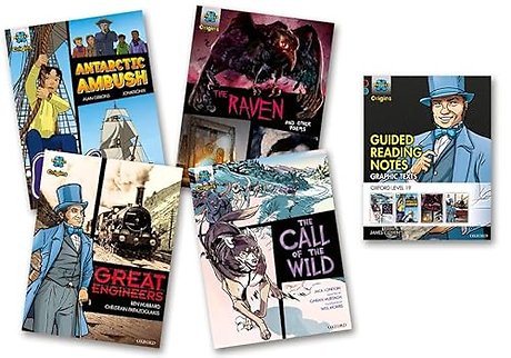 Project X Origins Graphic Texts: Dark Red+ Book Band, Oxford Level 19: Mixed Pack of 4