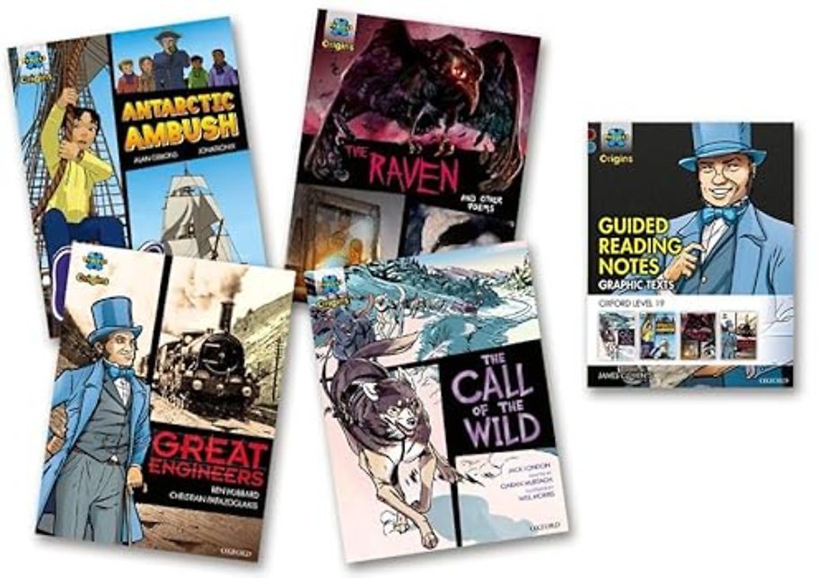 Project X Origins Graphic Texts: Dark Red+ Book Band, Oxford Level 19: Mixed Pack of 4