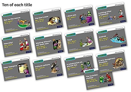 Read Write Inc. Phonics: Grey Set 7 Core Storybooks (Pack of 130)
