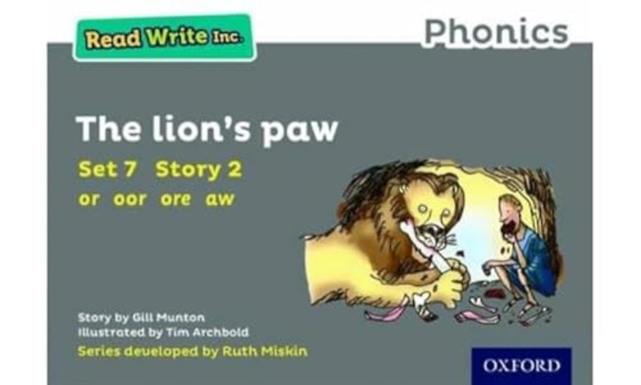 Read Write Inc. Phonics: The Lion's Paw (Grey Set 7 Storybook 2)