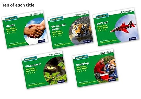 Read Write Inc. Phonics: Green Set 1 Non-fiction books (Pack of 50)