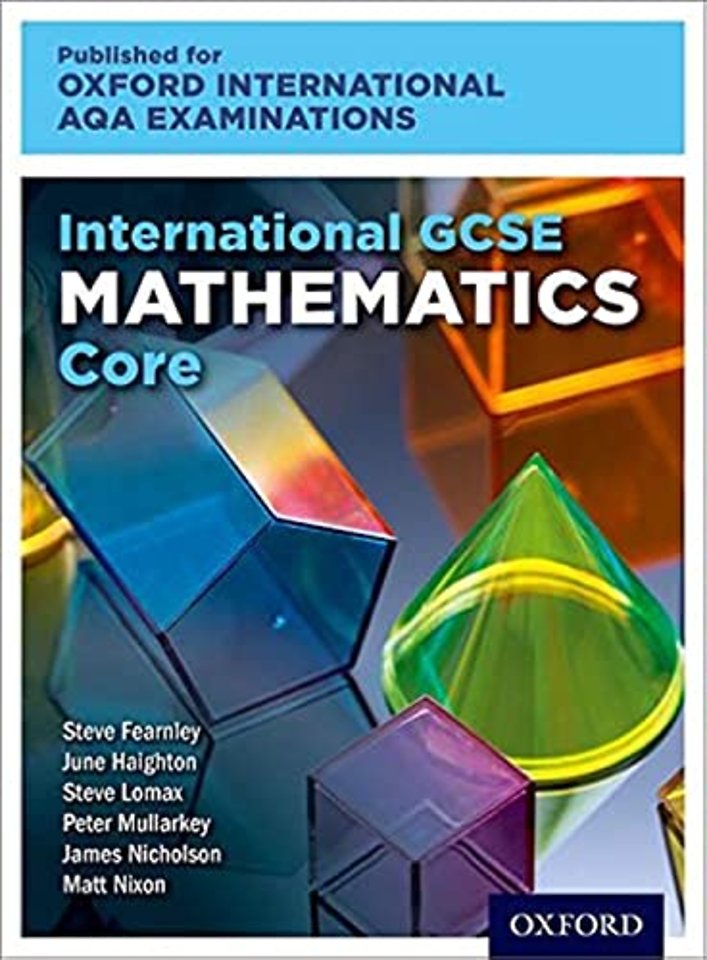 OxfordAQA International GCSE Mathematics Core (9260)