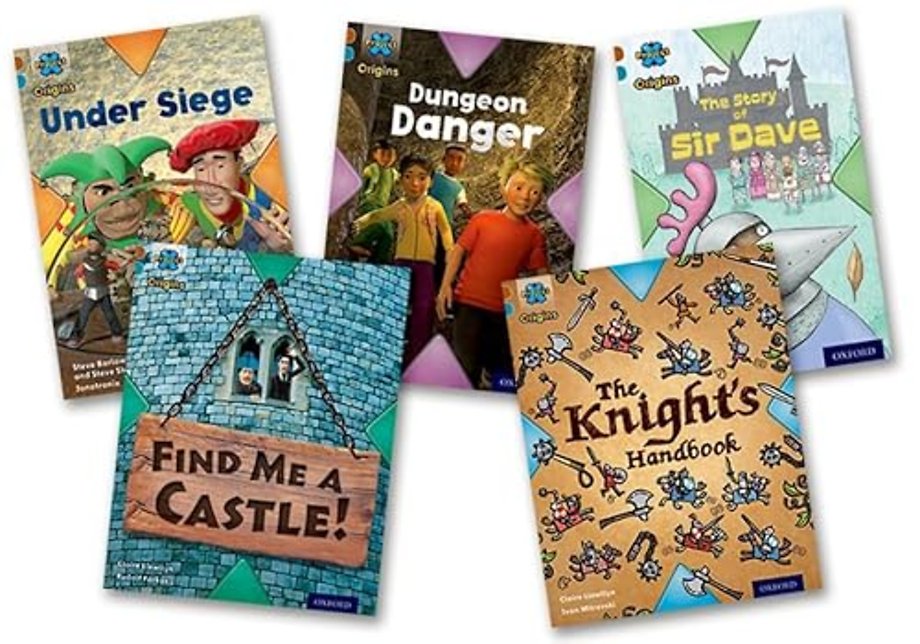 Project X Origins: Brown Book Band, Oxford Level 9: Knights and Castles: Mixed Pack of 5