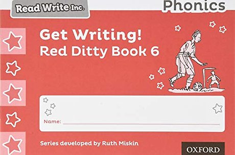 Read Write Inc. Phonics: Get Writing! Red Ditty Book 6 Pack of 10