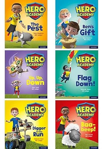 Hero Academy: Oxford Level 4, Light Blue Book Band: Mixed pack