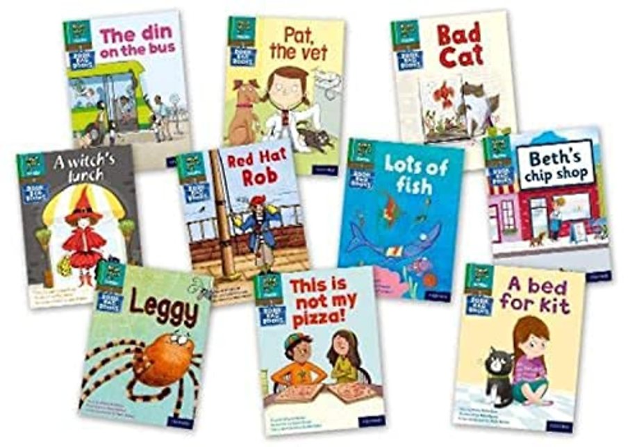 Read Write Inc. Phonics Book Bag Books: Green Set 1 Book Bag Books (Mixed Pack of 10)