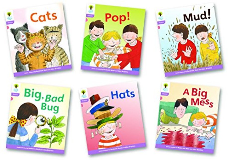 Oxford Reading Tree: Level 1+: Floppy's Phonics Fiction: Pack of 6
