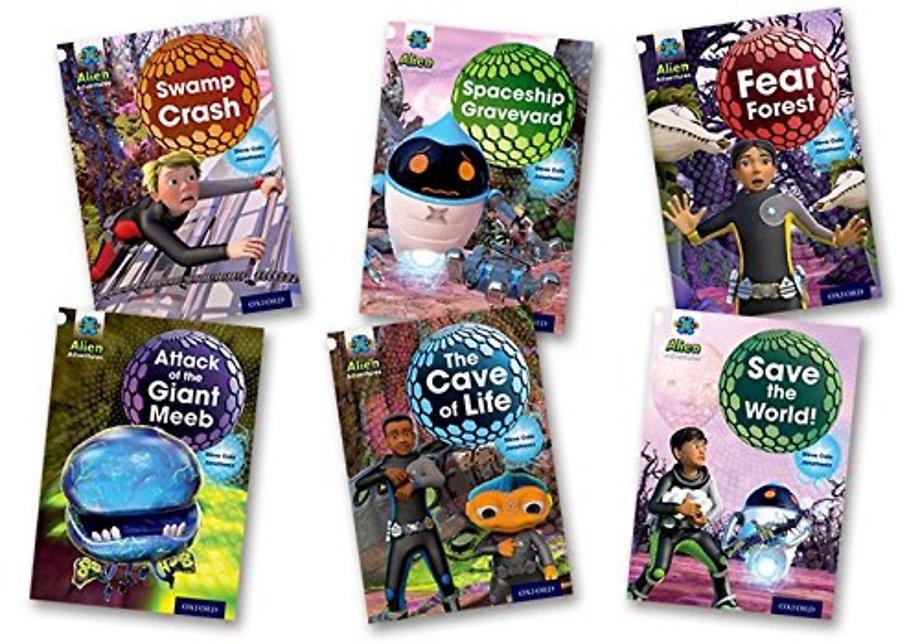 Project X: Project X:Alien Adventures:White:Mixed Pack of 6