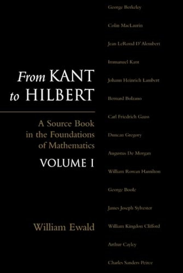 From Kant to Hilbert Volume 1