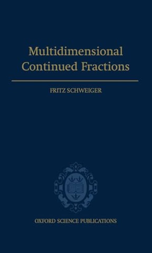 Multidimensional Continued Fractions