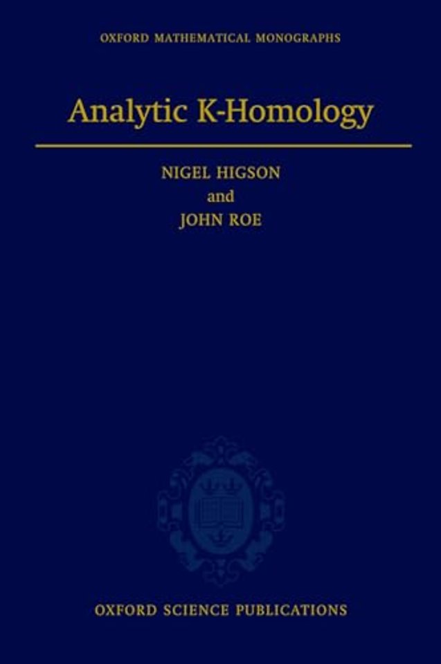 Analytic K-Homology