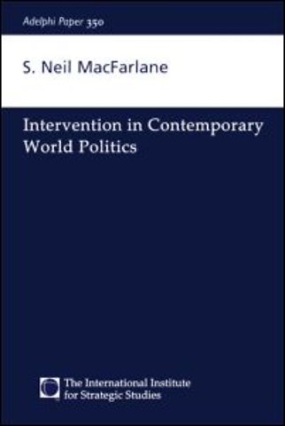 Intervention in Contemporary World Politics