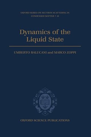 Dynamics of the Liquid State