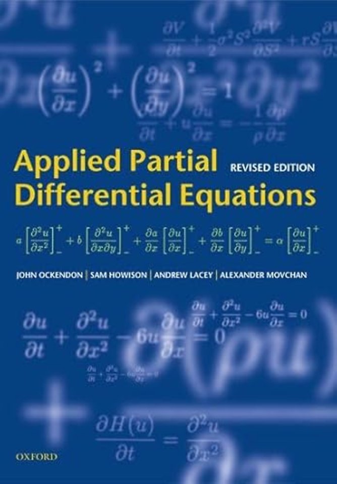 Applied Partial Differential Equations