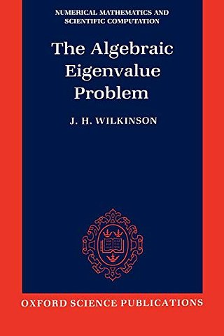 The Algebraic Eigenvalue Problem