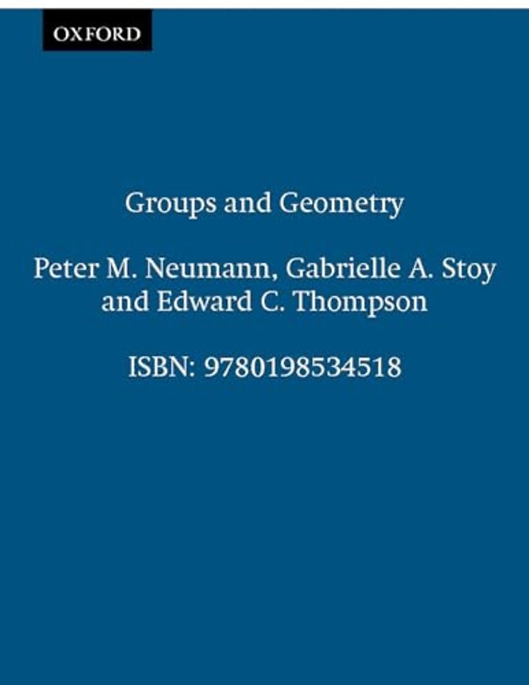 Groups and Geometry