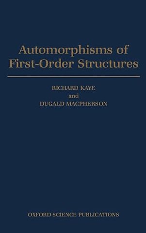 Automorphisms of First-order Structures
