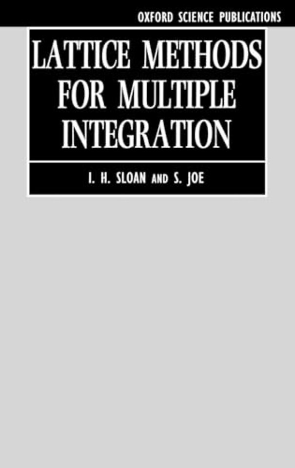 Lattice Methods for Multiple Integration