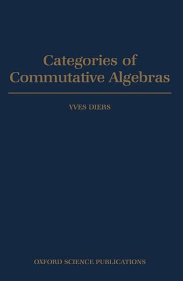 Categories of Commutative Algebras
