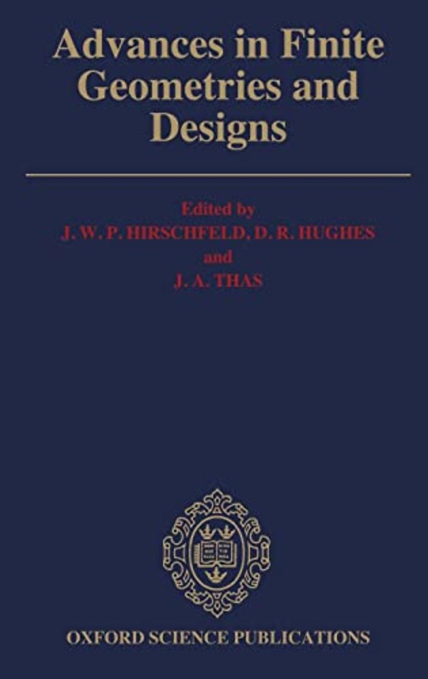 Advances in Finite Geometries and Designs