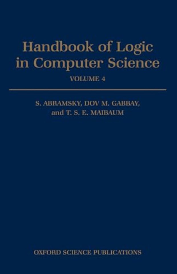 Handbook of Logic in Computer Science: Volume 4. Semantic Modelling