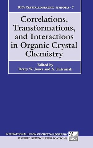 Correlations, Transformations, and Interactions in Organic Crystal Chemistry