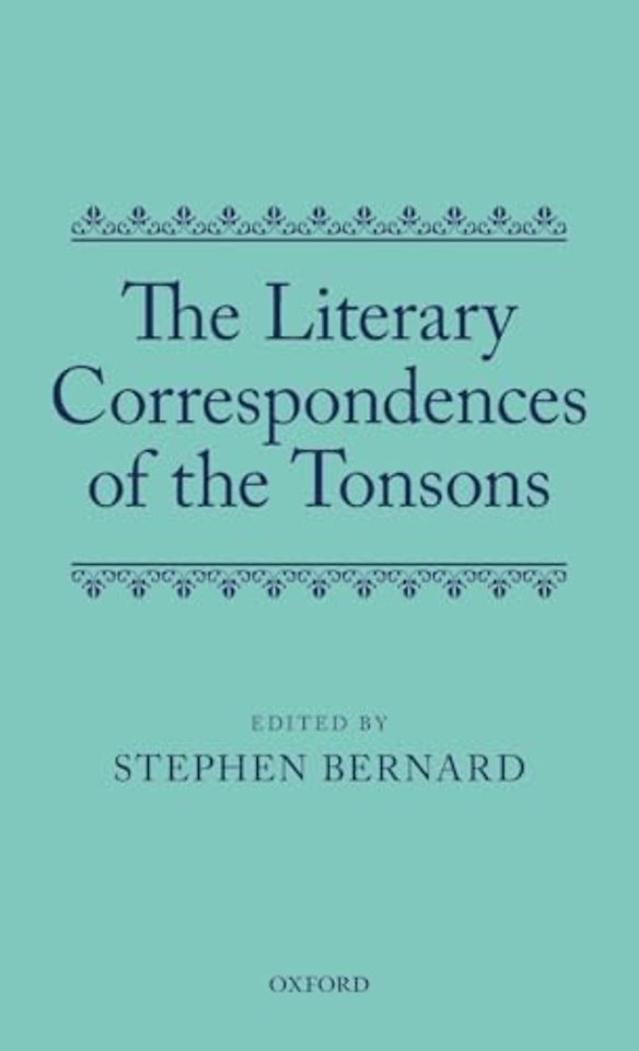 The Literary Correspondences of the Tonsons
