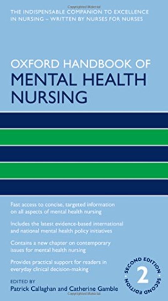 Oxford Handbook of Mental Health Nursing