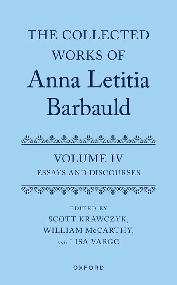 The Collected Works of Anna Letitia Barbauld: Volume 4