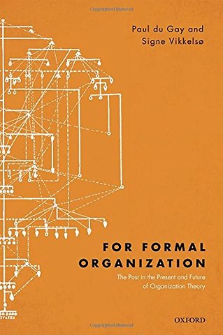 For Formal Organization