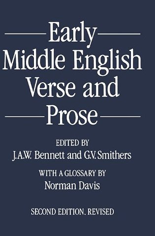 Early Middle English Verse and Prose. 1155-1300