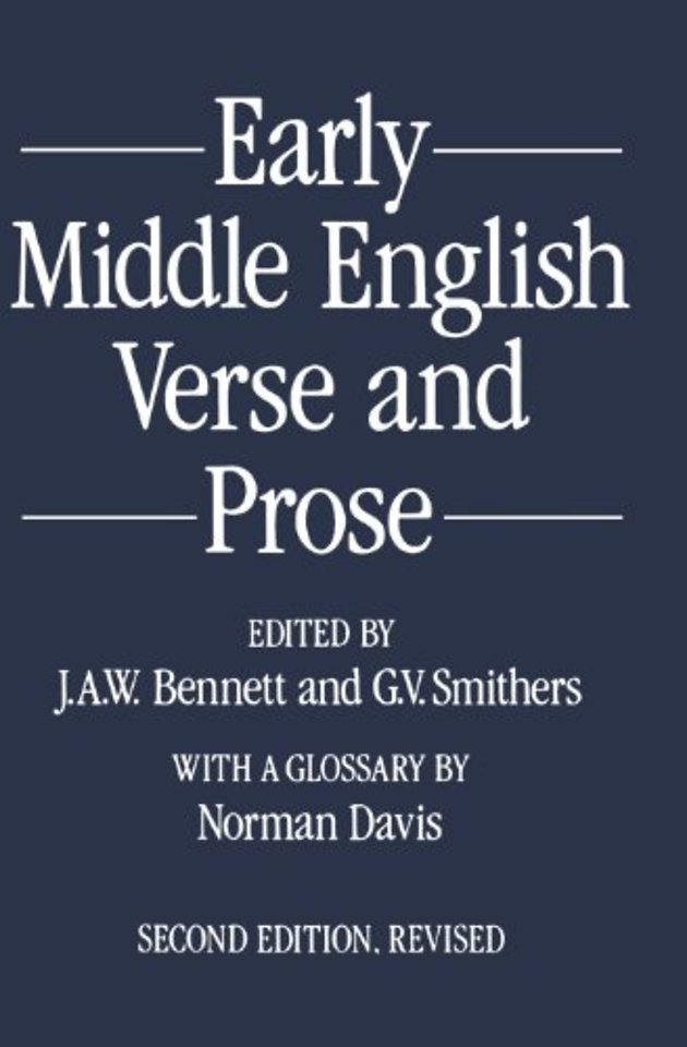 Early Middle English Verse and Prose. 1155-1300