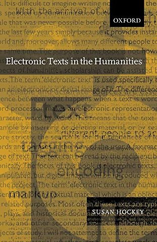 Electronic Texts in the Humanities
