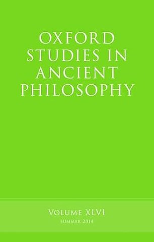 Oxford Studies in Ancient Philosophy, Volume 46
