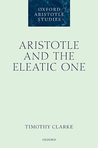 Aristotle and the Eleatic One
