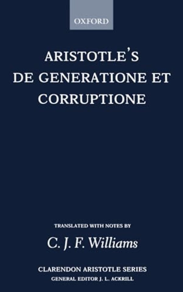 De Generatione et Corruptione