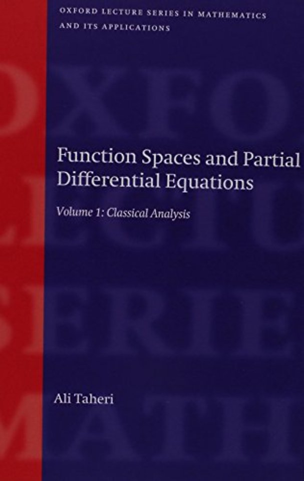Function Spaces and Partial Differential Equations