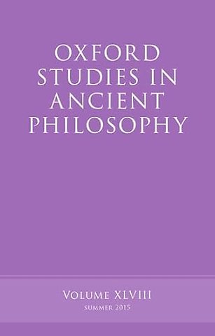 Oxford Studies in Ancient Philosophy, Volume 48