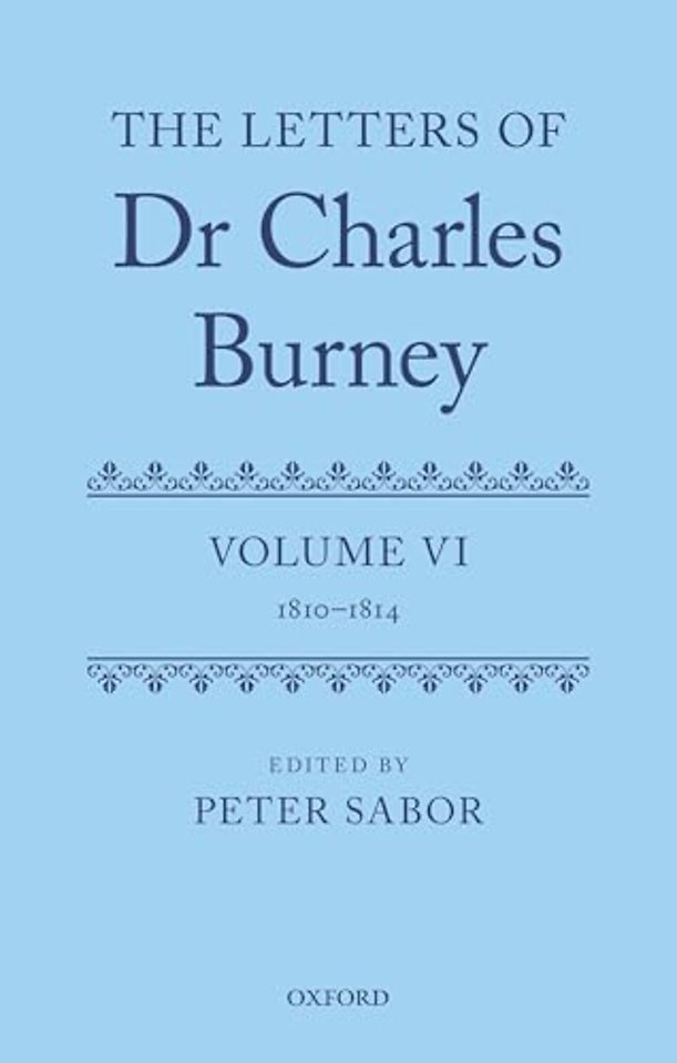 The Letters of Dr Charles Burney