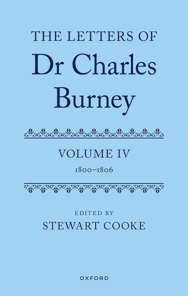 The Letters of Dr Charles Burney