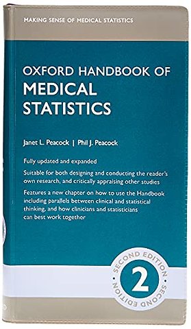 Oxford Handbook of Medical Statistics