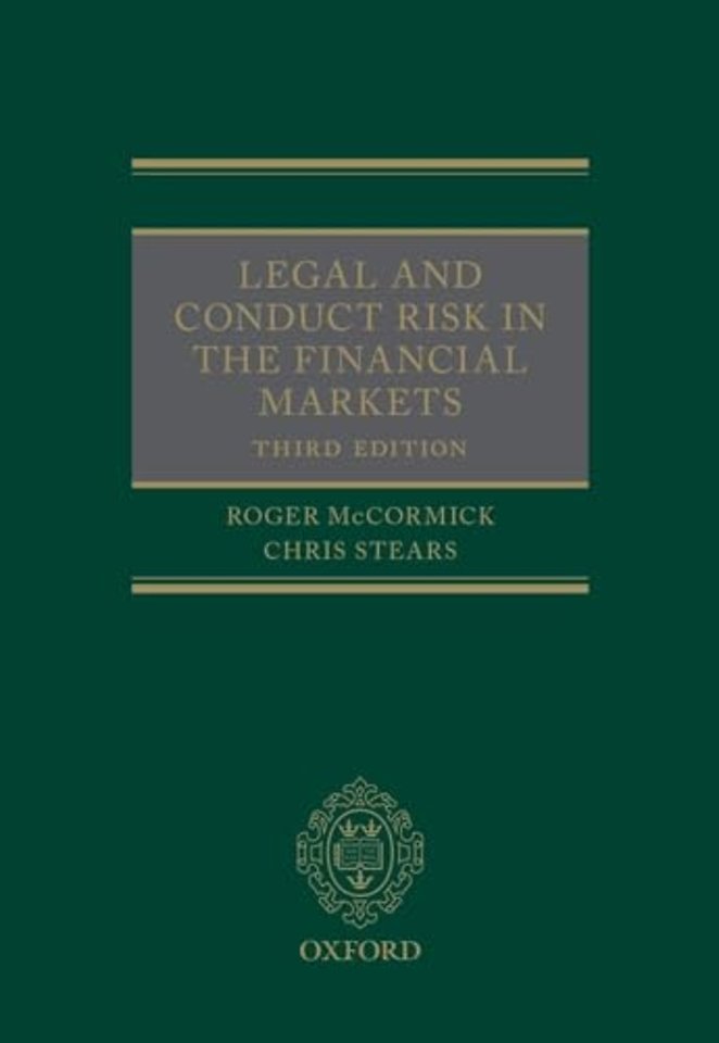 Legal and Conduct Risk in the Financial Markets
