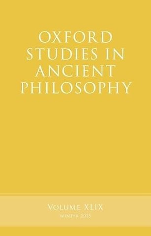 Oxford Studies in Ancient Philosophy, Volume 49