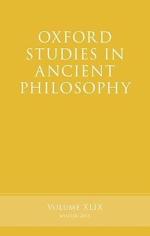 Oxford Studies in Ancient Philosophy, Volume 49