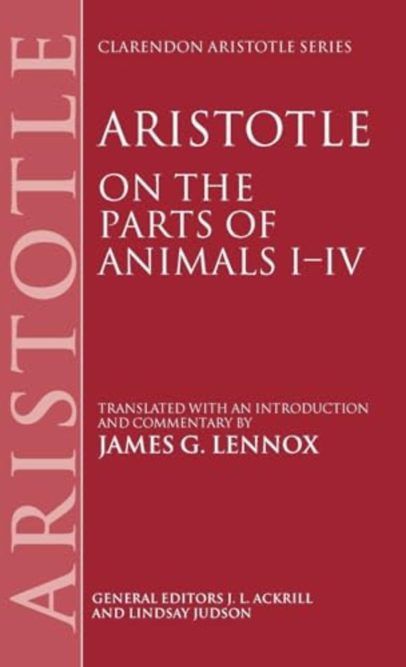 Aristotle: On the Parts of Animals