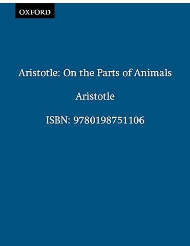 Aristotle: On the Parts of Animals